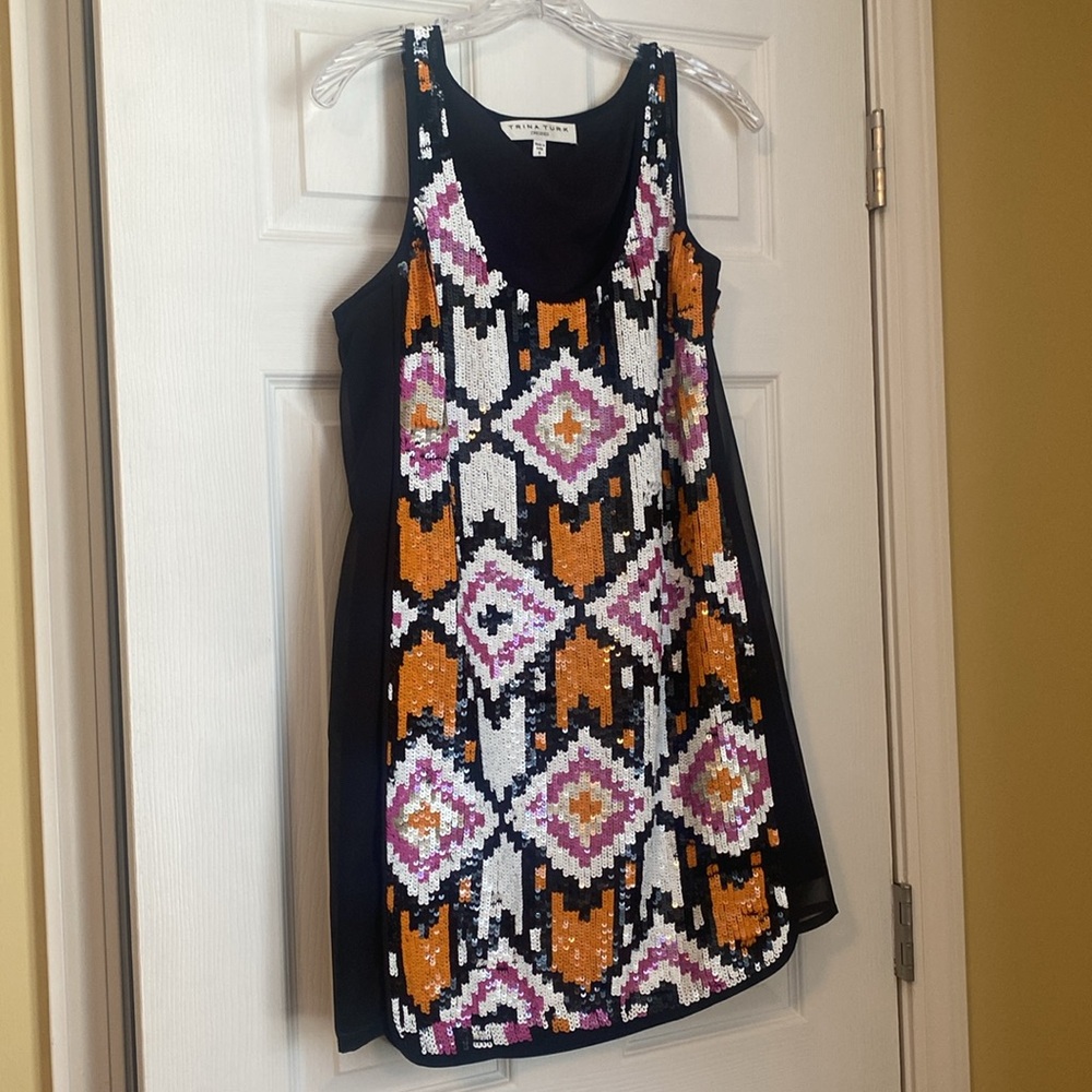 Sequin Trina Turk evening dress